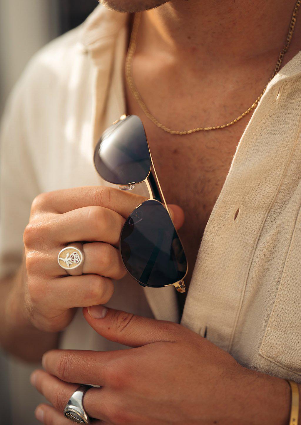 Titanium Aviators - V2 - Changeable Lenses-5